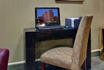 Workstation in the lobby Workstation in the lobby